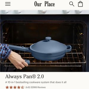 Our Place Always Pan, Blue salt color*no steamer or spatula